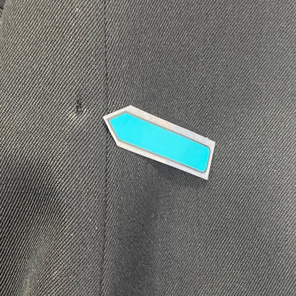 Vintage Peerless Mens Double Breasted Blazer | 42 | Black | Wool - Picture 6 of 12